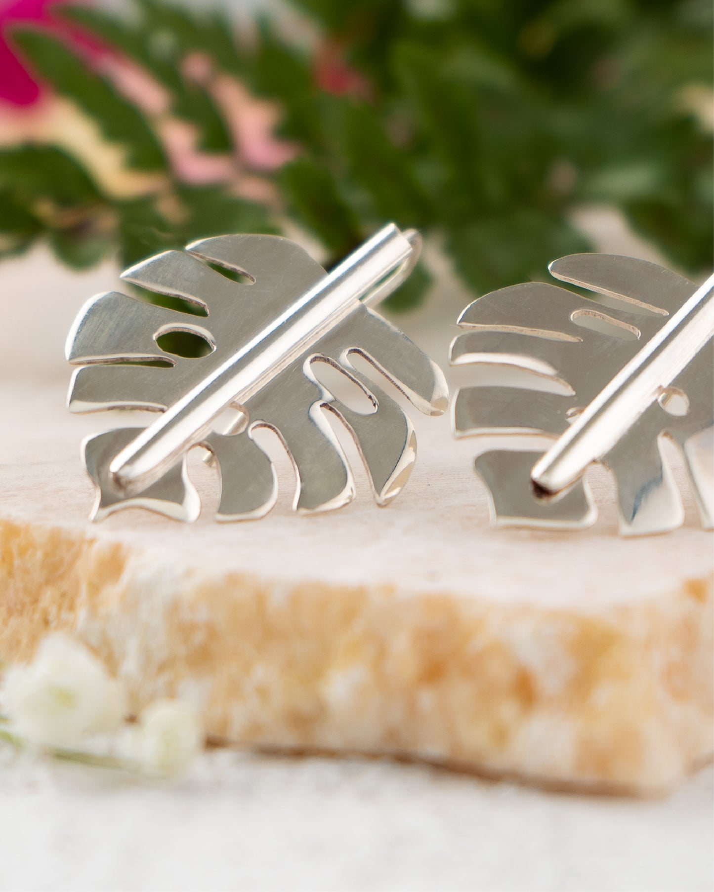 Aretes Grandes Hoja de balazo