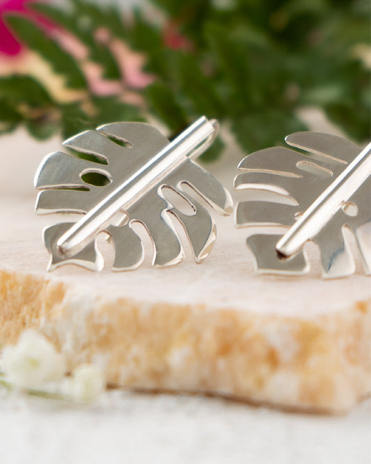 Aretes Grandes Hoja de balazo